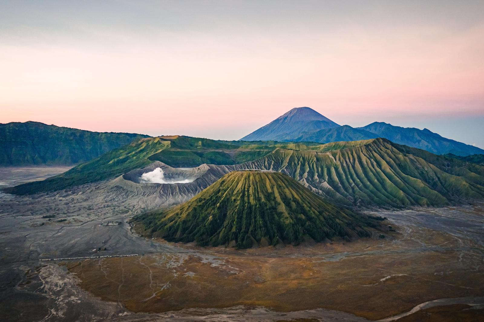 Bromo Volcano Sunrise Landscape Wall Art