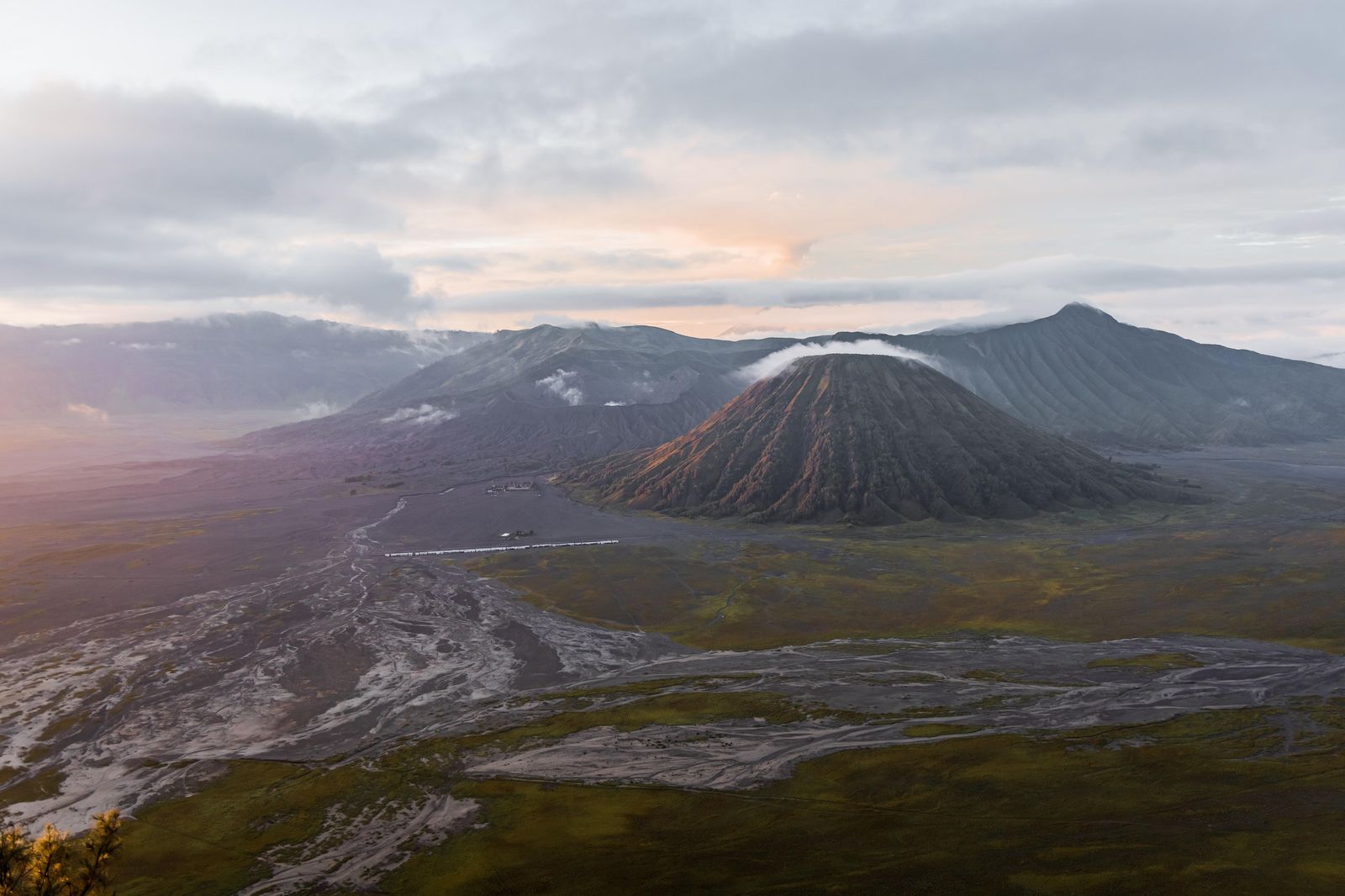 Majestic Volcano Landscape Wall Art