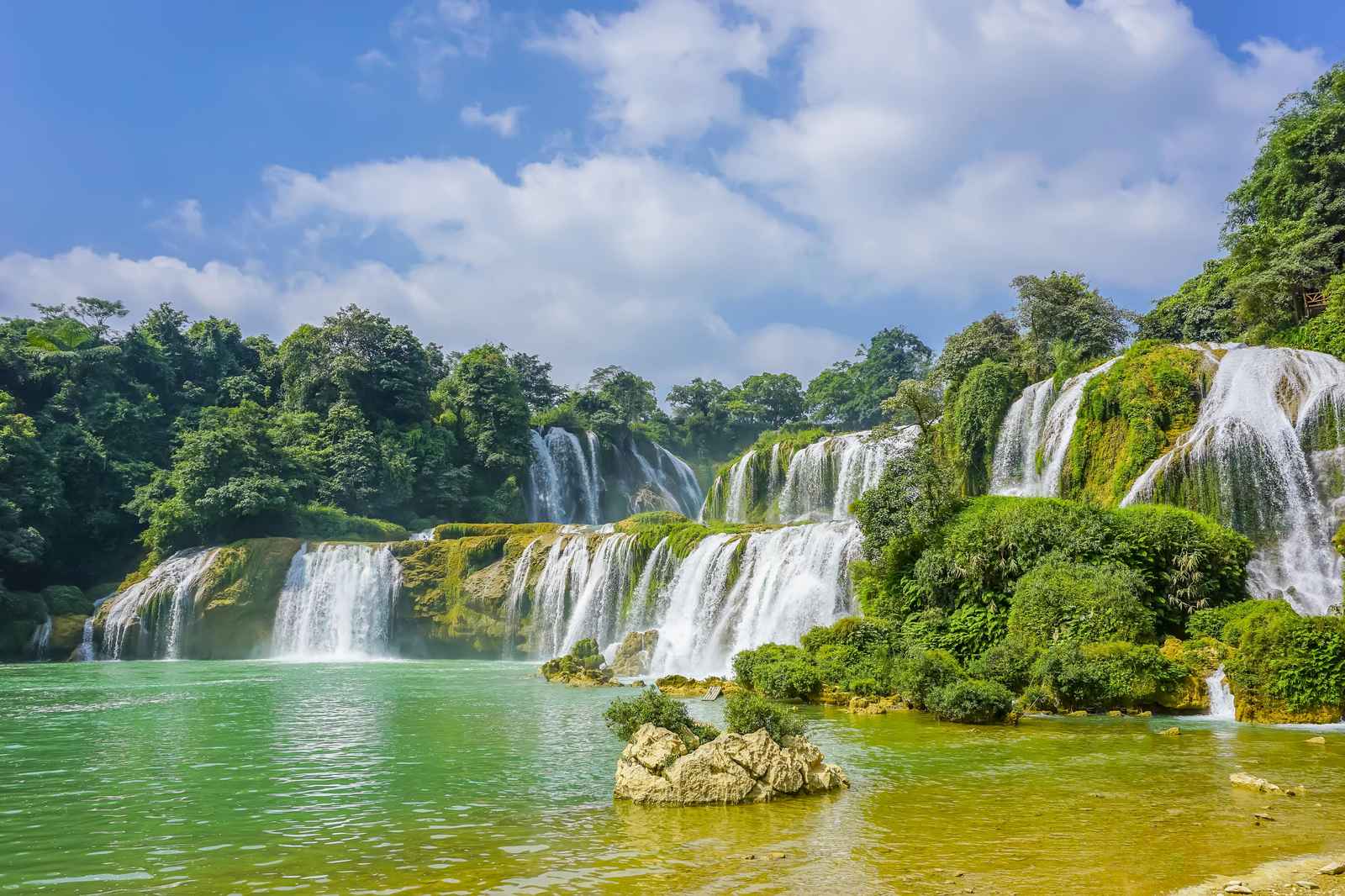 Majestic Waterfall Nature Scene Wall Art