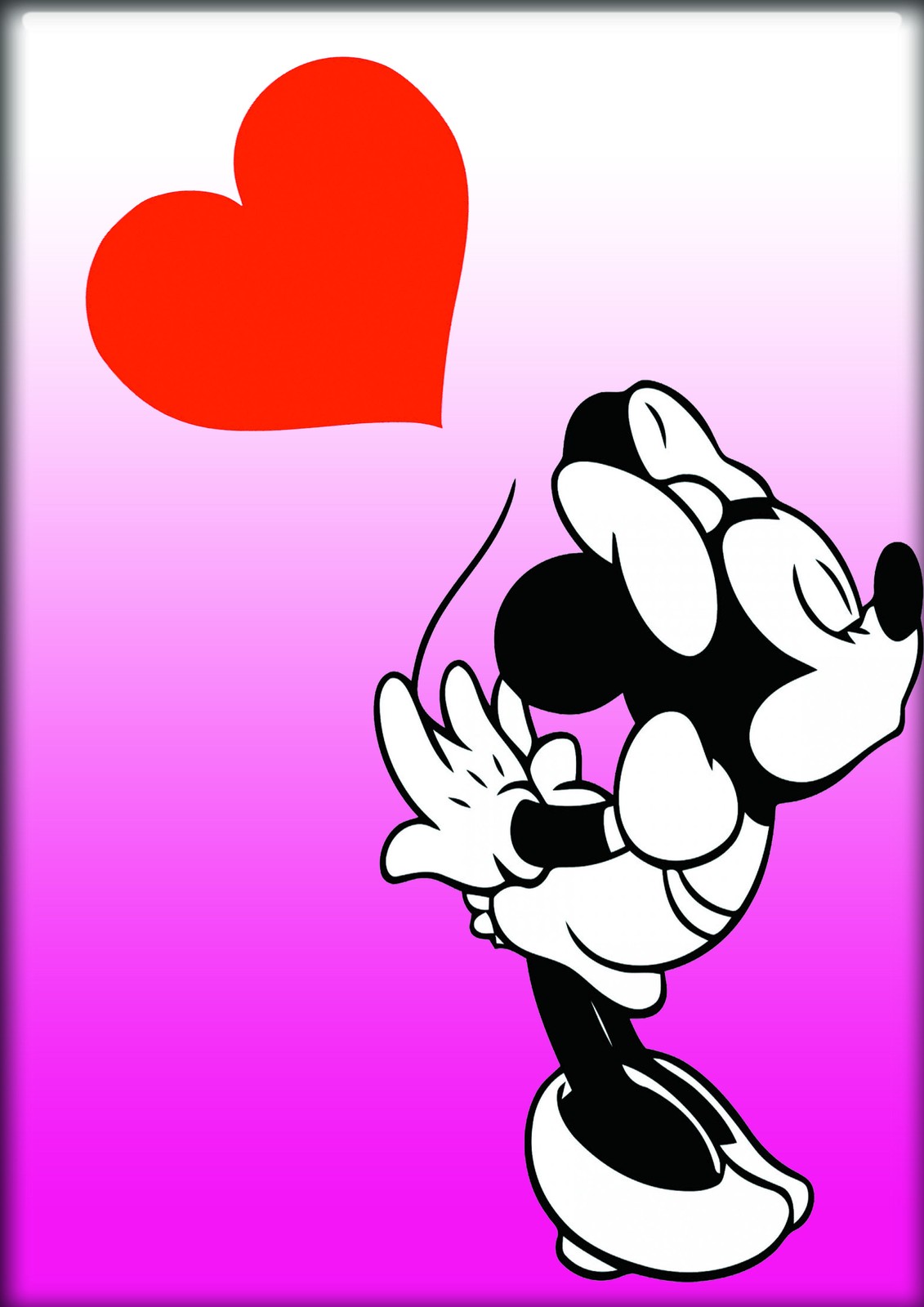 Sweetheart Minnie Mouse Heart Wall Art