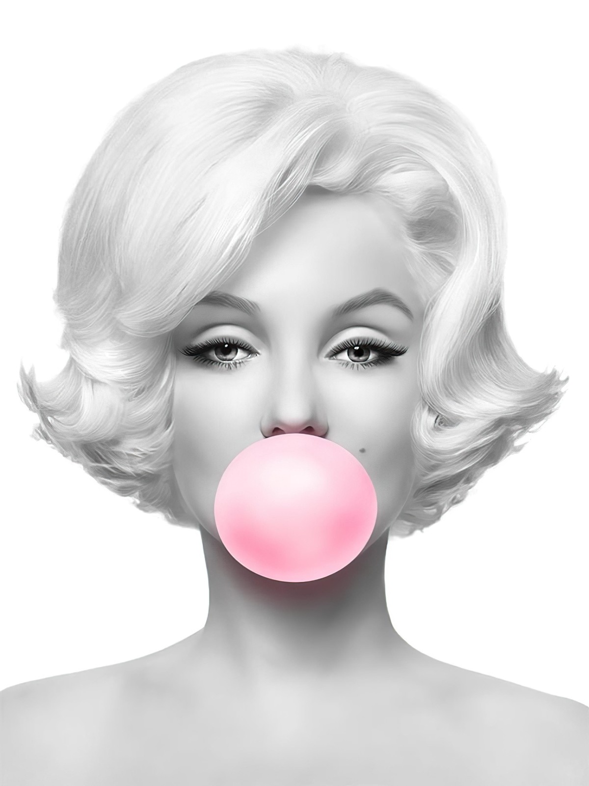 Marilyn Monroe Bubble Gum Pop Art Wall Art