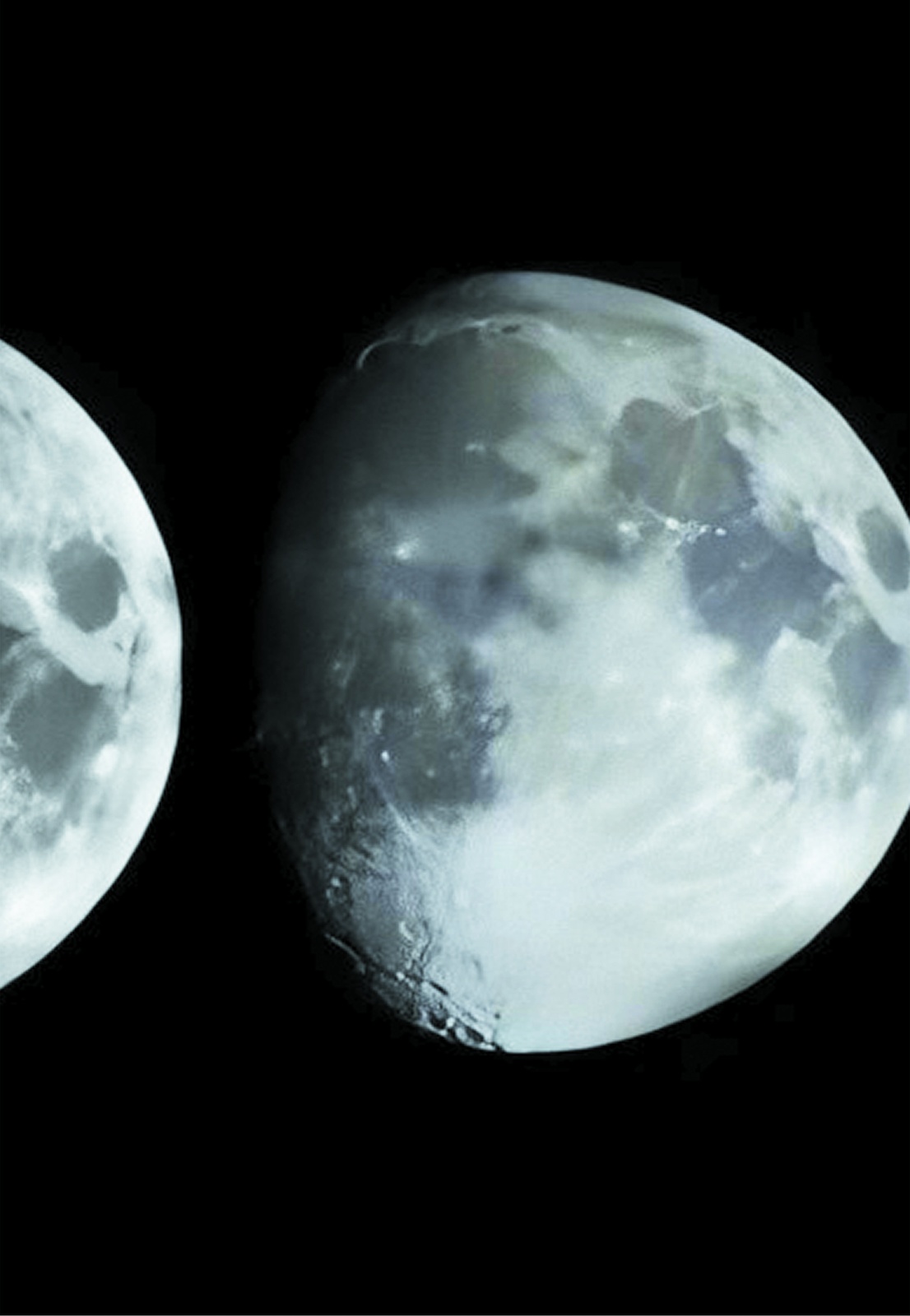 Lunar Glow Abstract Moon Wall Art