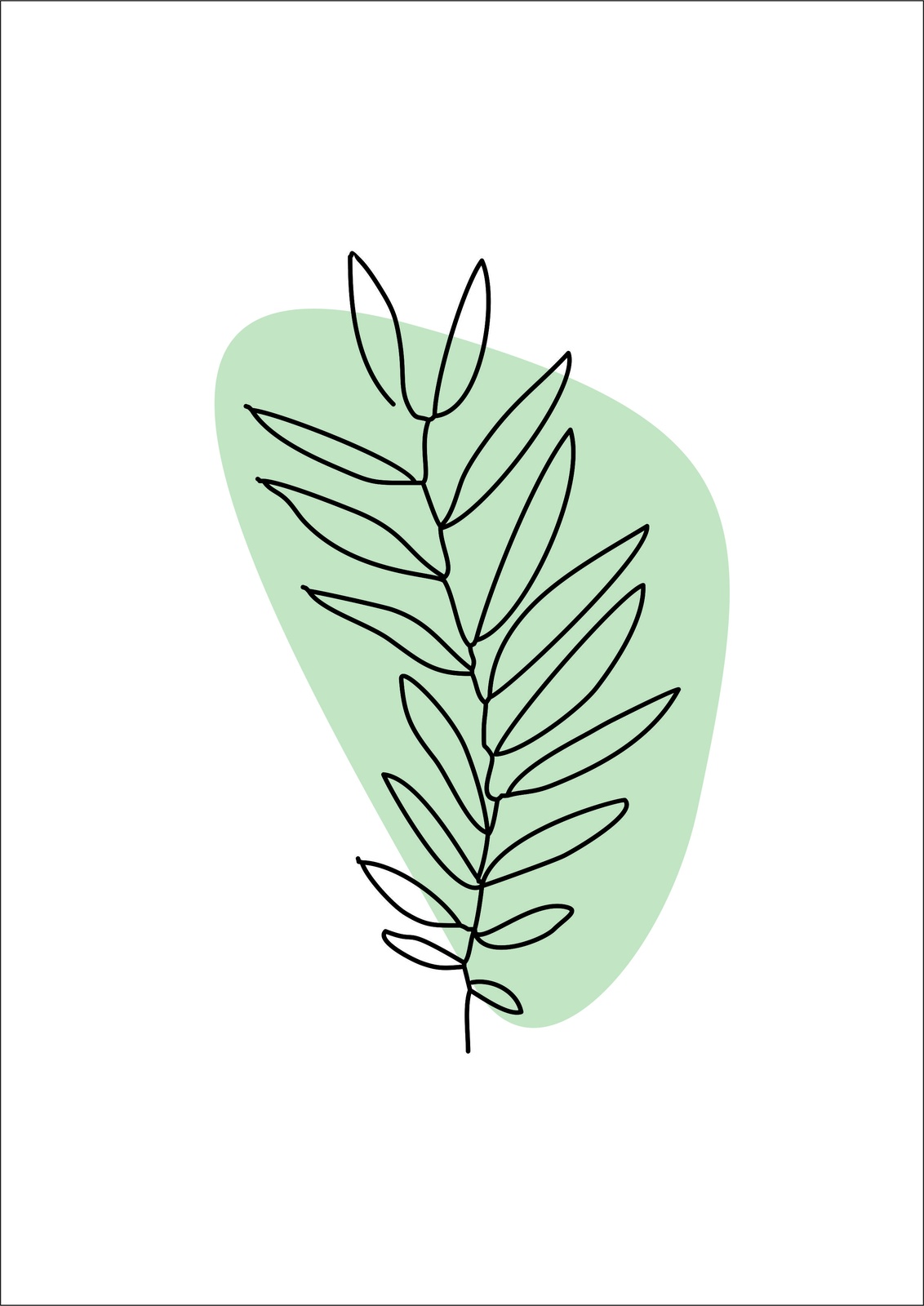 Minimalist Botanical Branch Wall Art