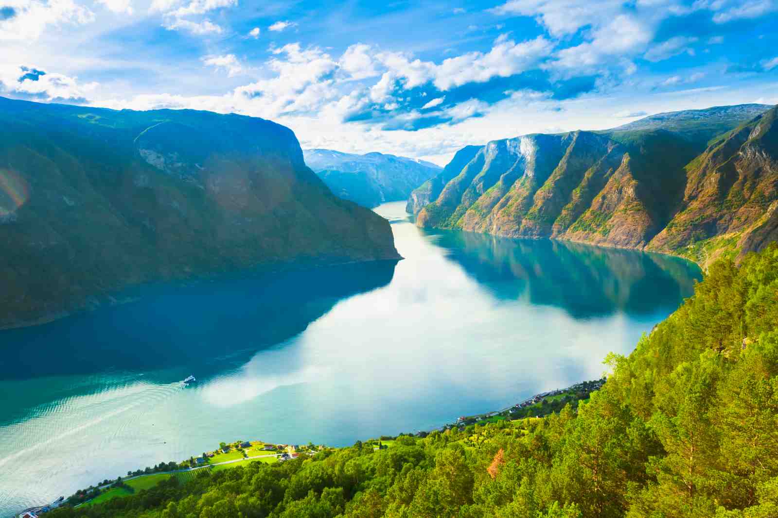 Serene Fjord Landscape Wall Art