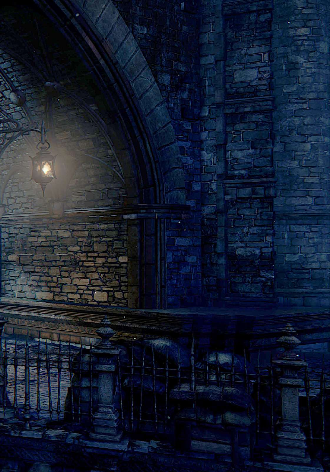 Gothic Archway Lantern Wall Art