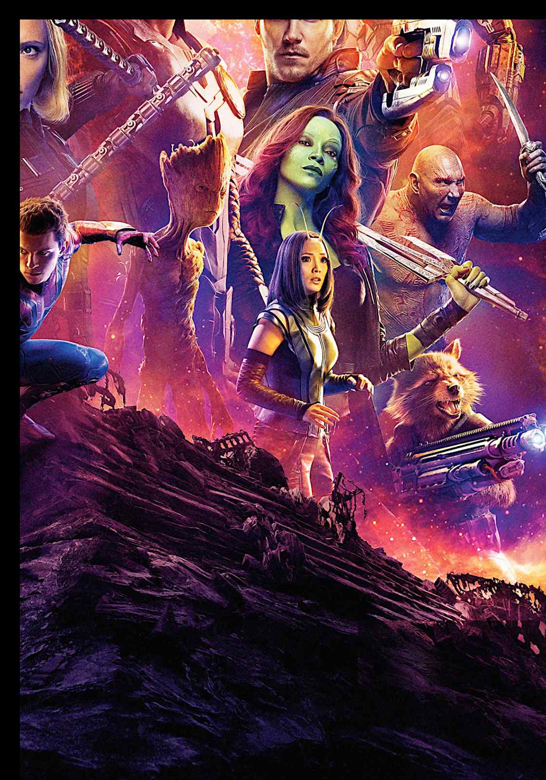 Guardians of the Galaxy Epic Team Wall Art
