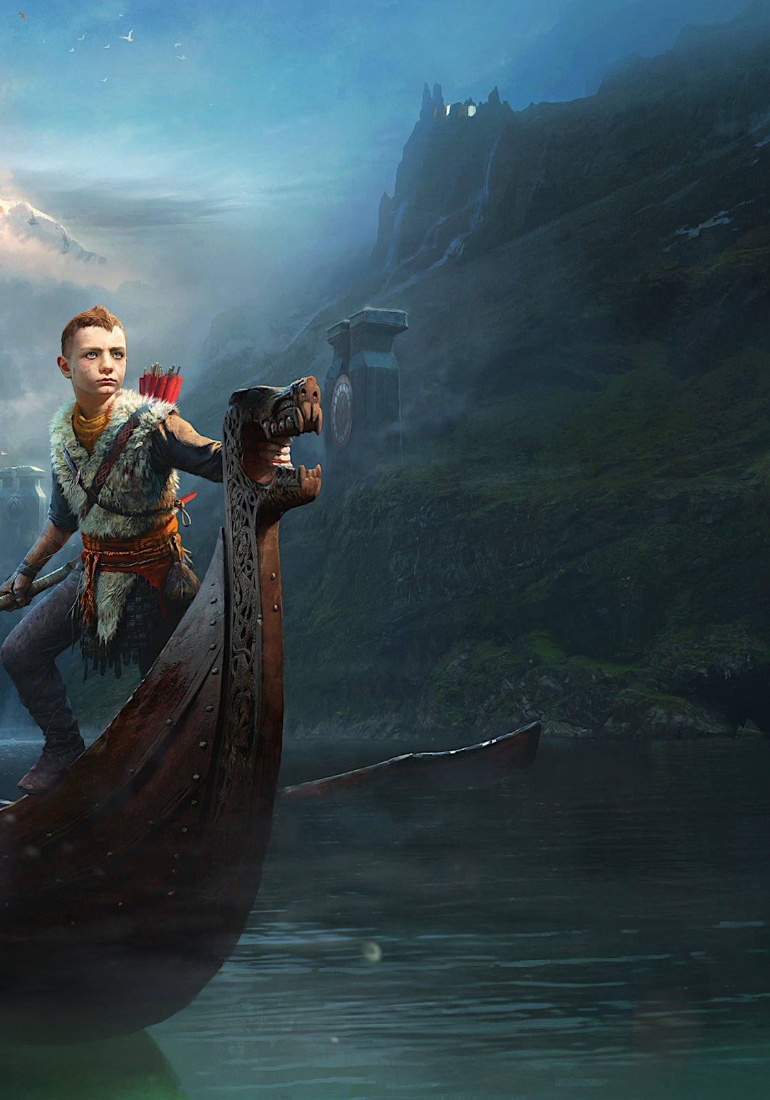 Boy Viking Boat Adventure Wall Art