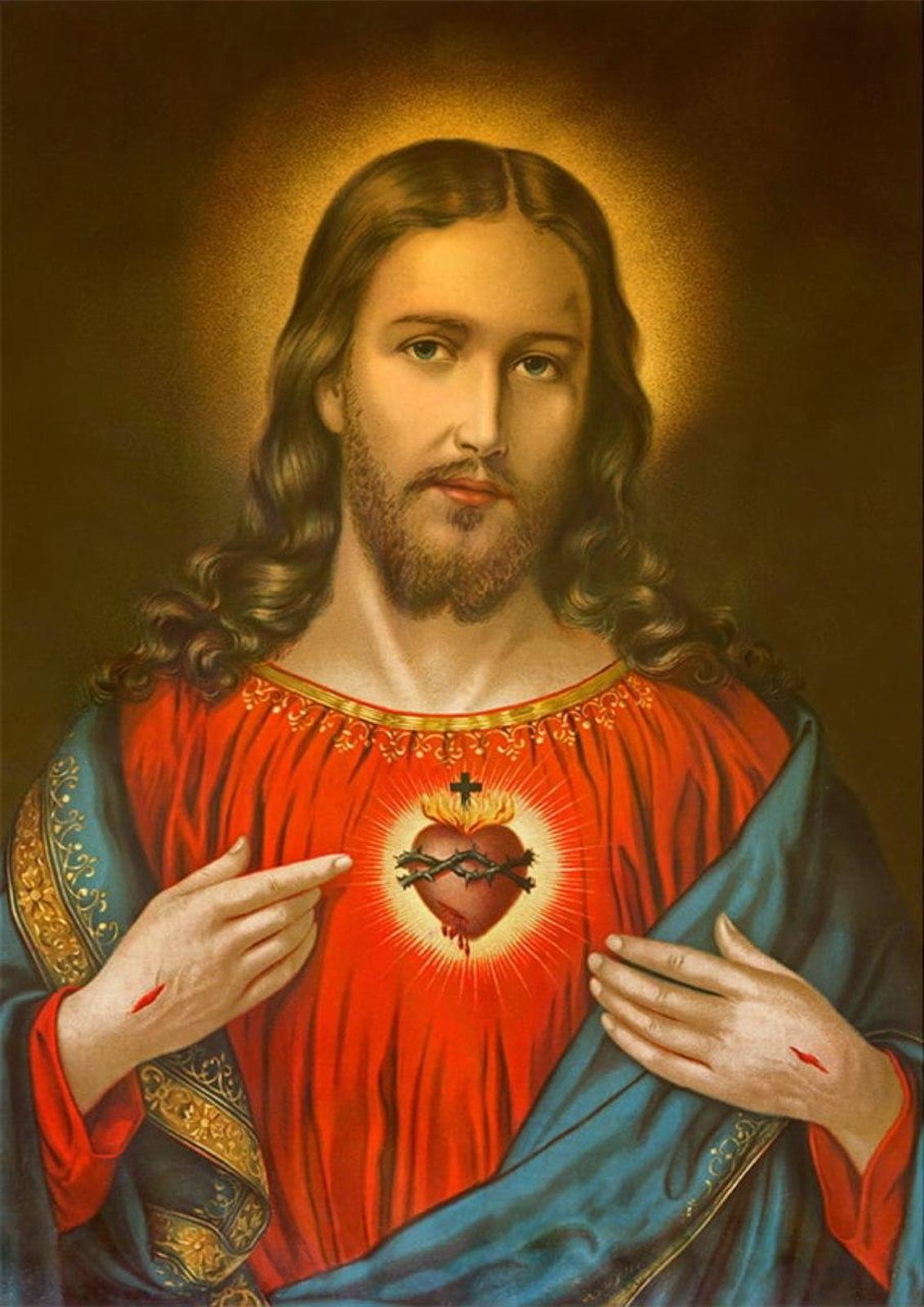 Sacred Heart of Jesus Religious Wall Art