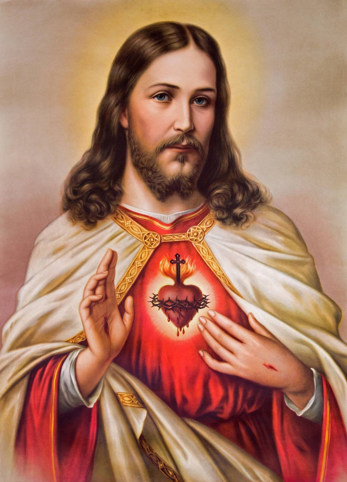 Sacred Heart of Jesus Religious Art Wall Art
