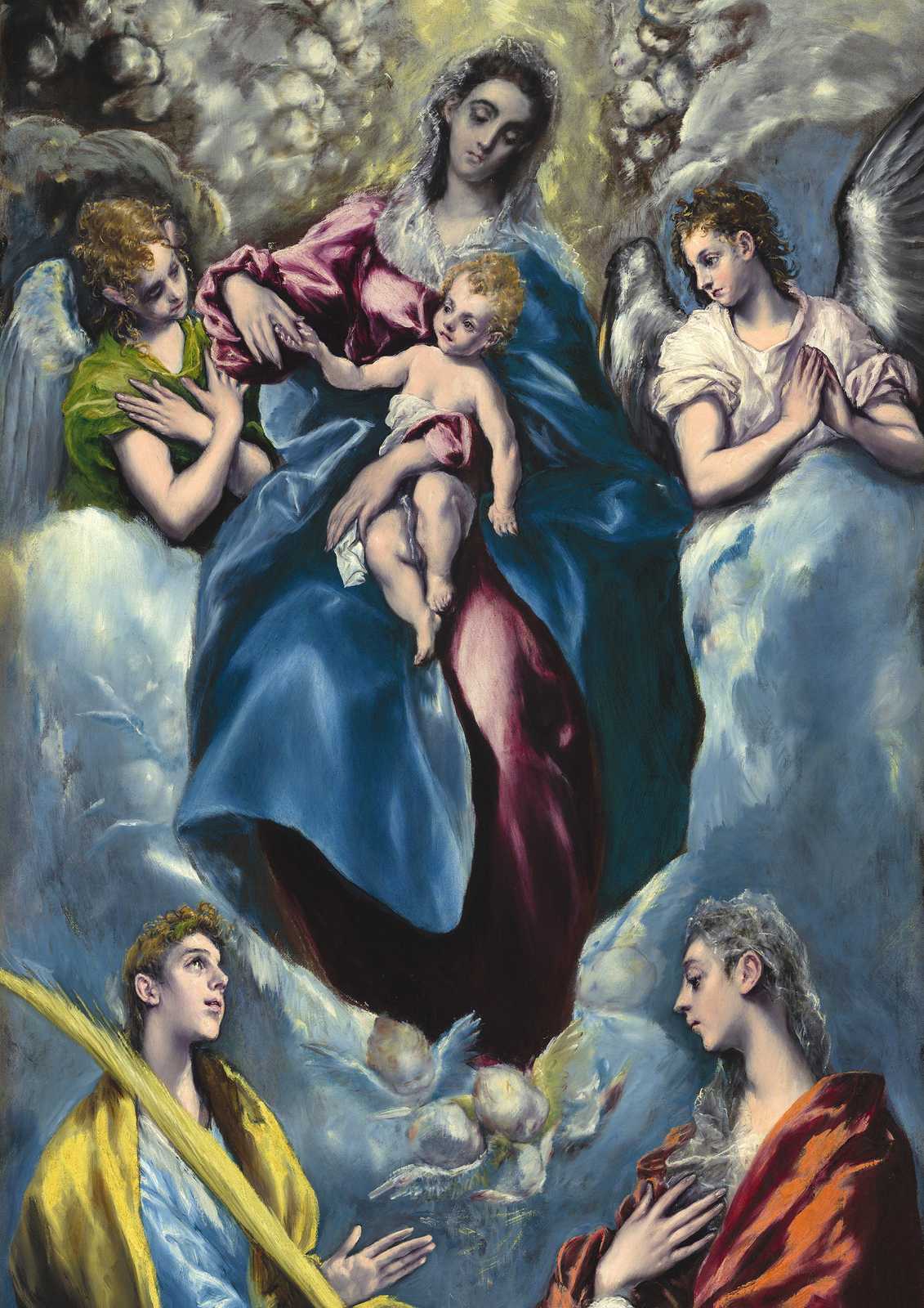Madonna and Child with Angels El Greco Wall Art