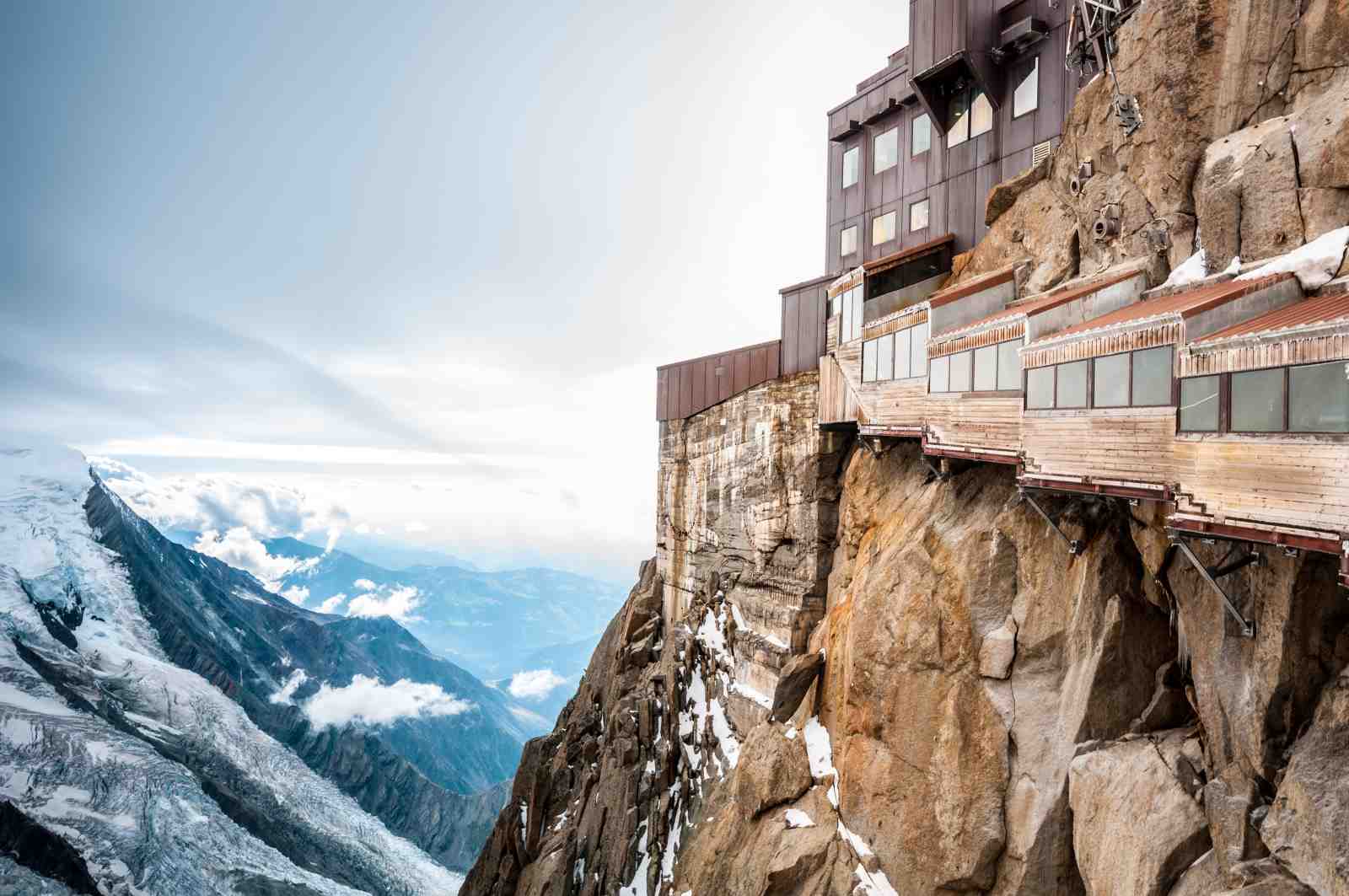 Majestic Alpine Peak & Cliffside Retreat Wall Art