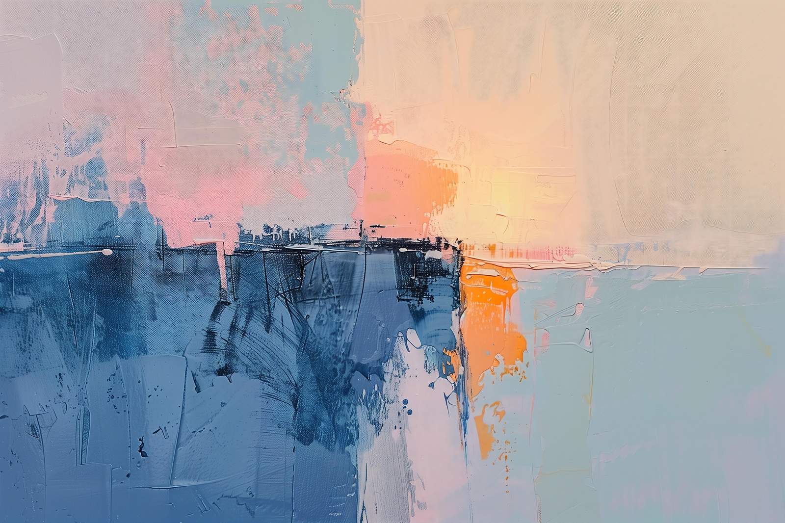 Abstract Horizon Wall Art