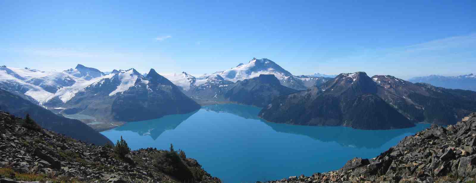 Majestic Mountain Lake Scenery Wall Art