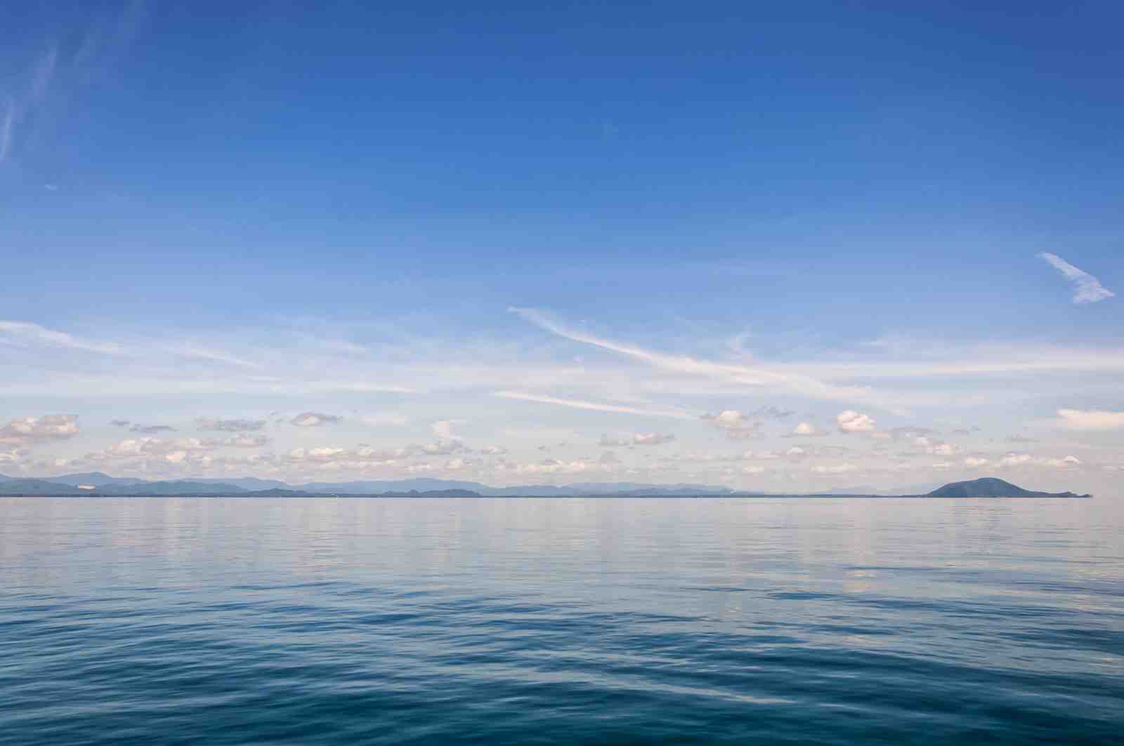 Serene Ocean Horizon Landscape Wall Art