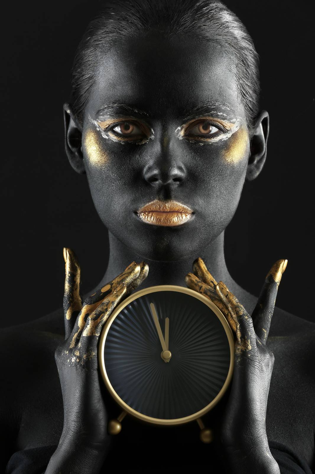 Golden Hour Portrait: Time is Gold Wall Art