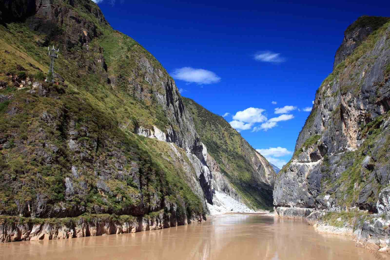 Majestic Mountain Gorge River Scenic Wall Art