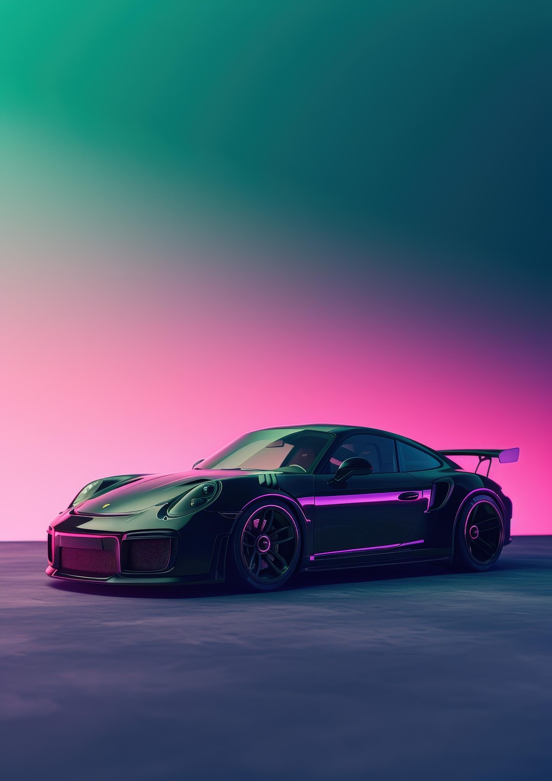 Futuristic Porsche Wall Art Wall Art