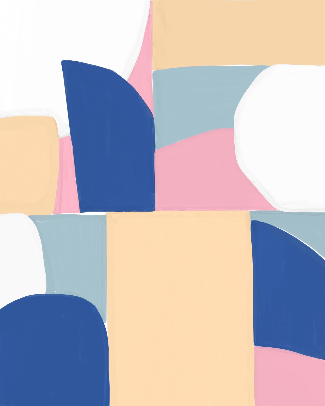 Abstract Geometric Shapes Wall Art