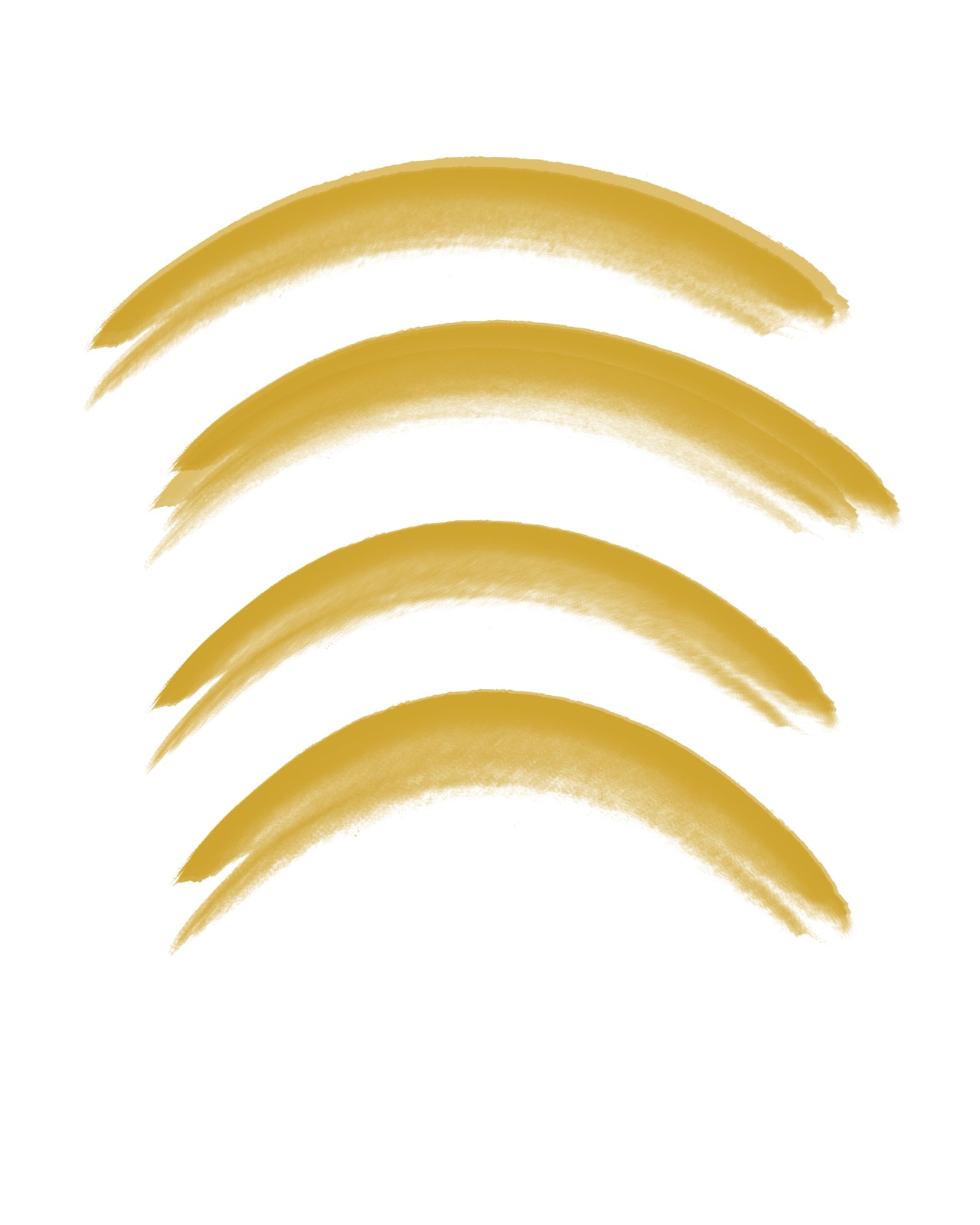 Abstract Gold Arches Wall Art Wall Art