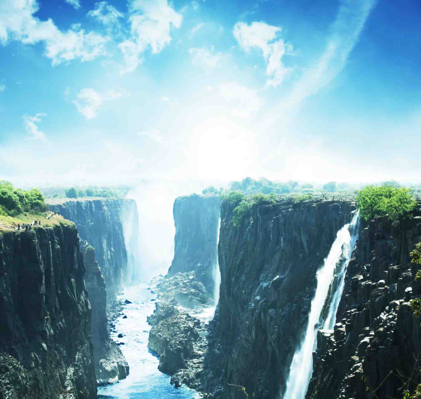 Victoria Falls Majestic Canyon Wall Art