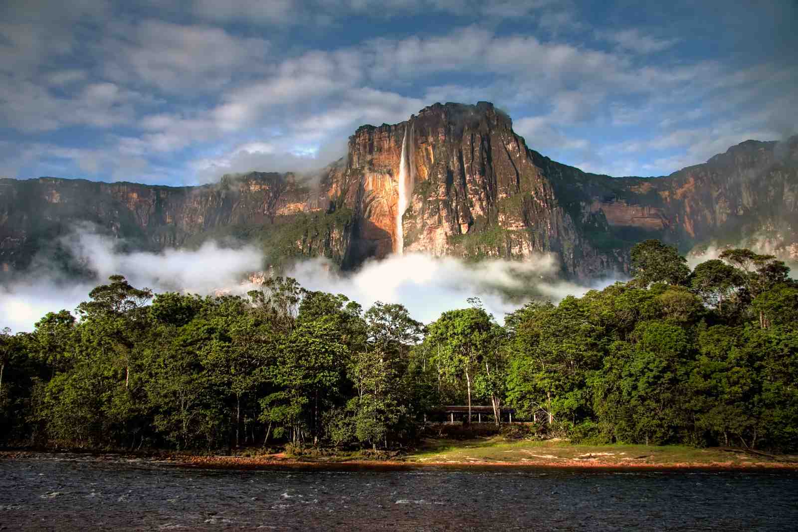 Majestic Angel Falls Waterfall Landscape Wall Art