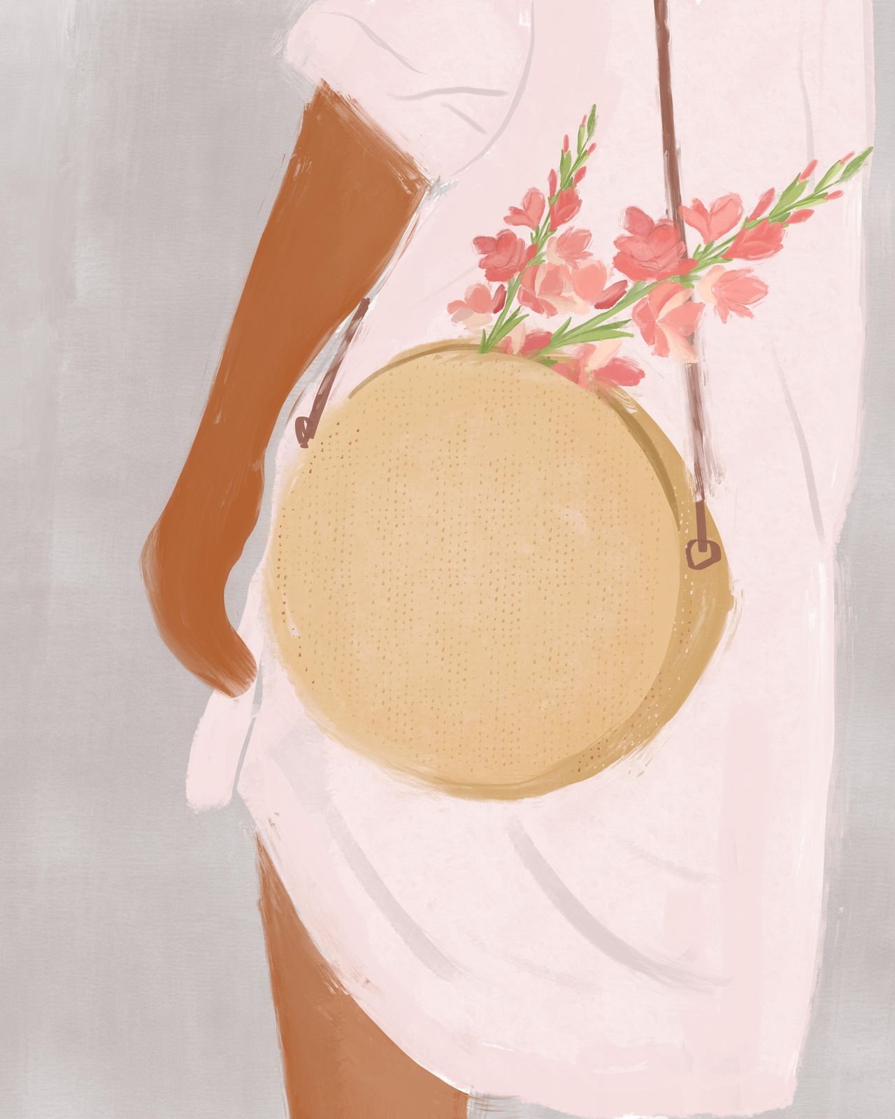 Boho Summer Vibes Floral Wall Art