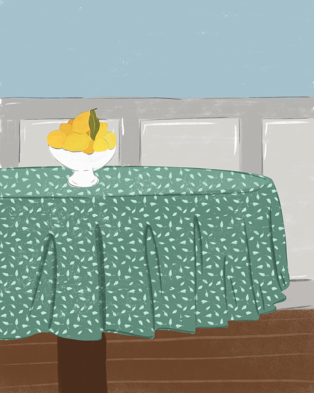 Vibrant Lemon Still Life Wall Art