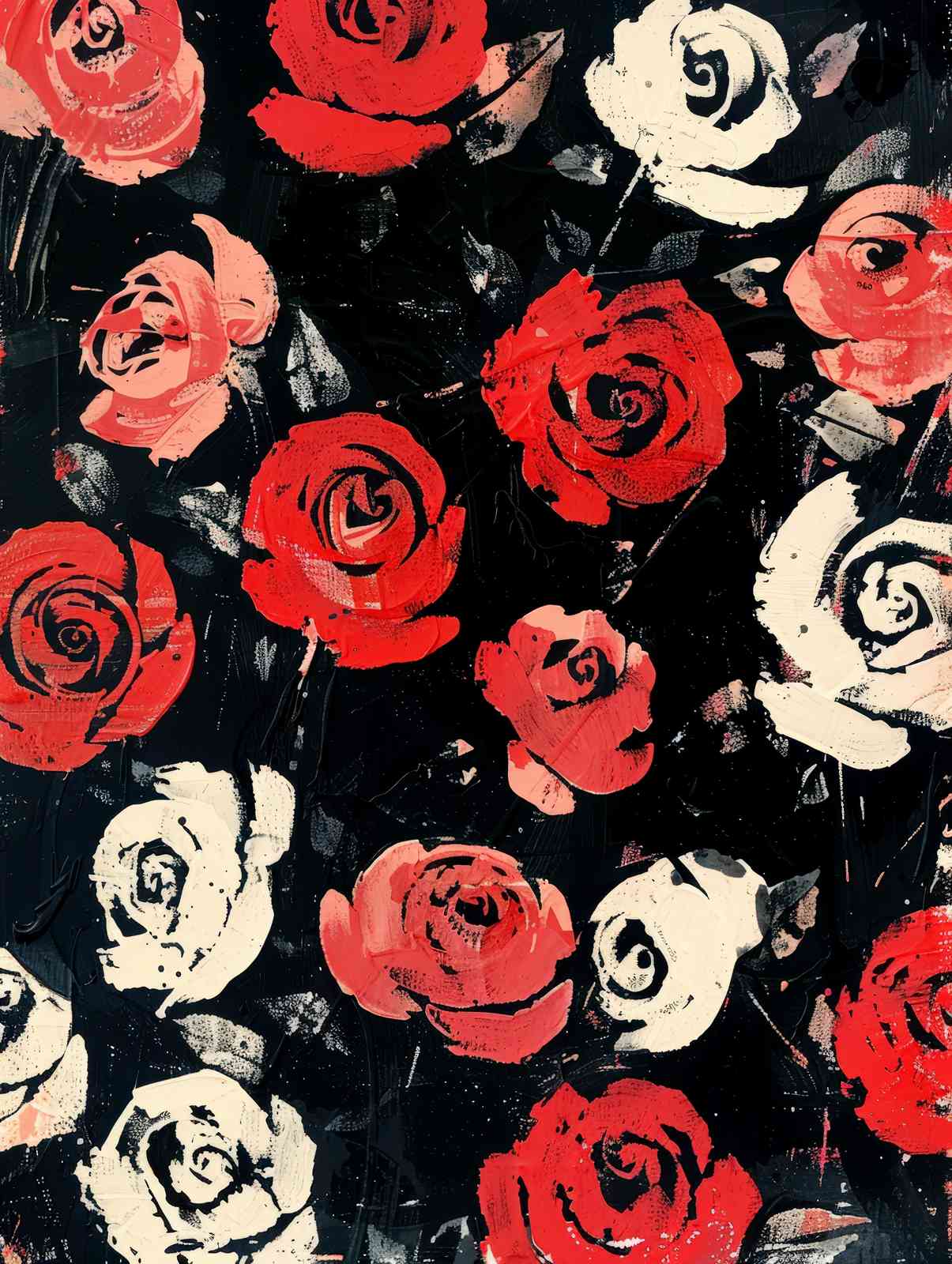 Bold Roses Wall Art Wall Art