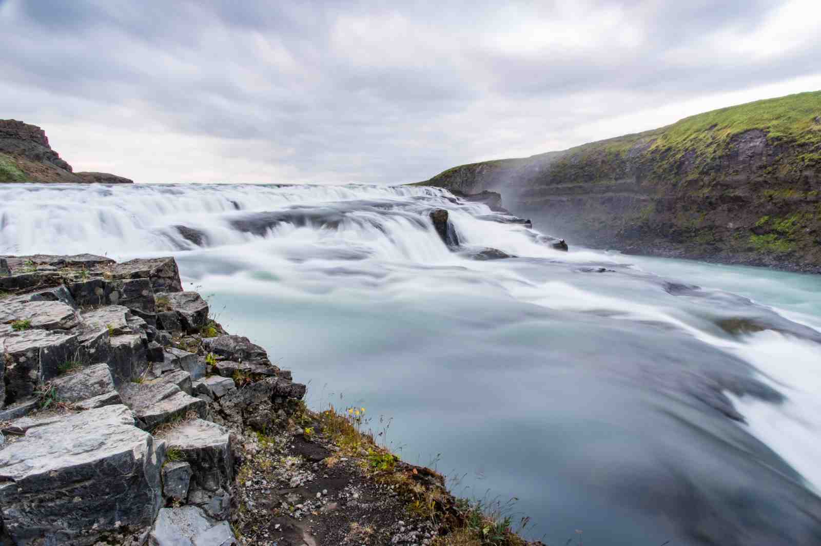Majestic Waterfall Iceland Wall Art