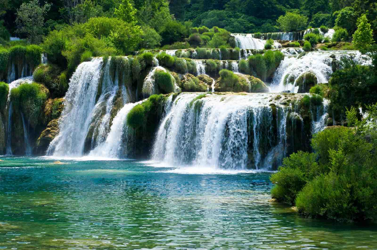Majestic Waterfall Serenity Landscape Wall Art