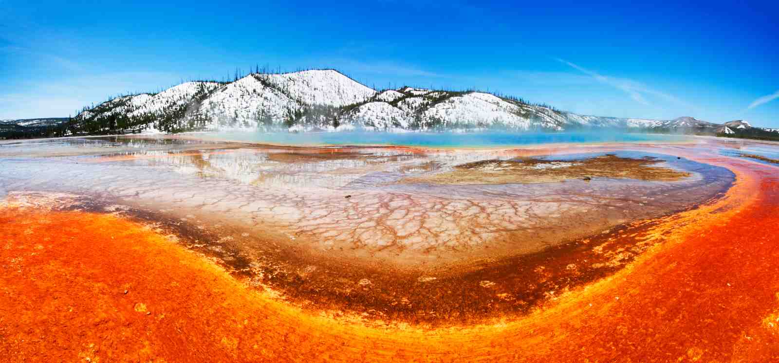 Vibrant Grand Prismatic Spring Wall Art
