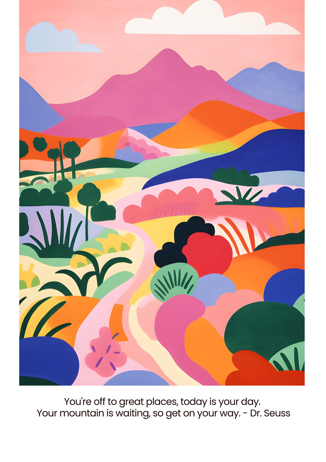 Vibrant Landscape Adventure Wall Art