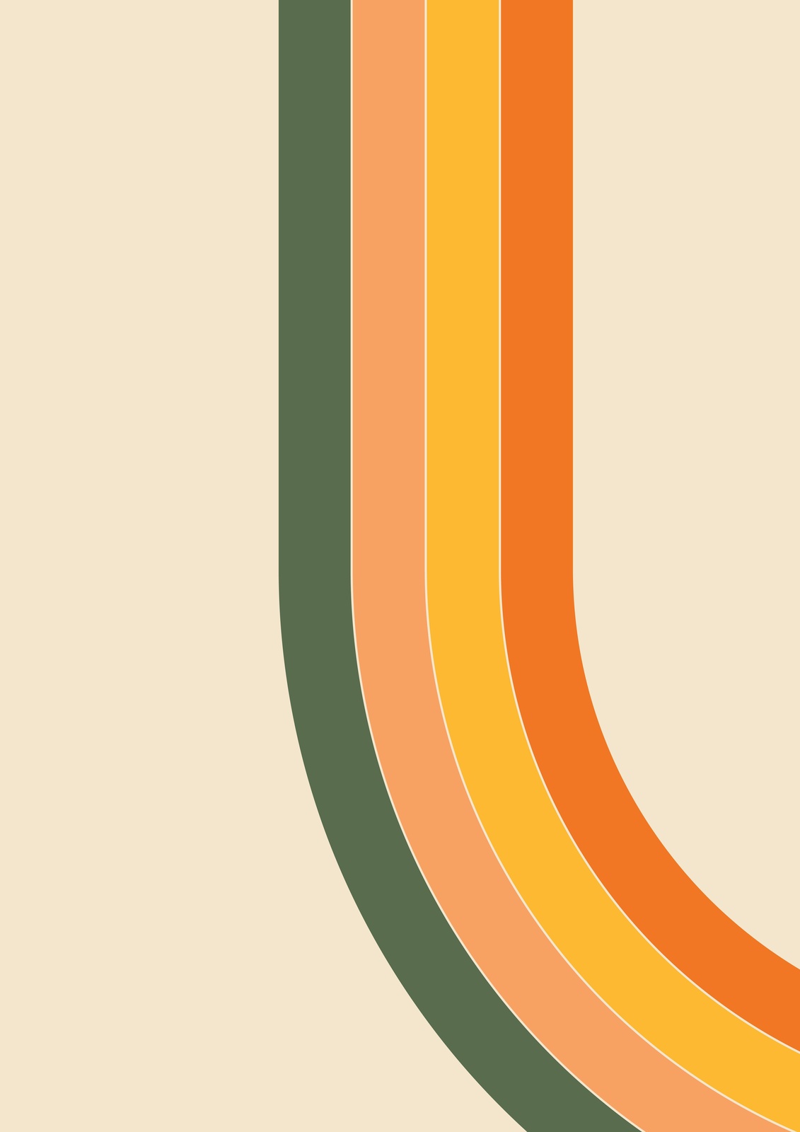Retro Arch Wall Art Wall Art