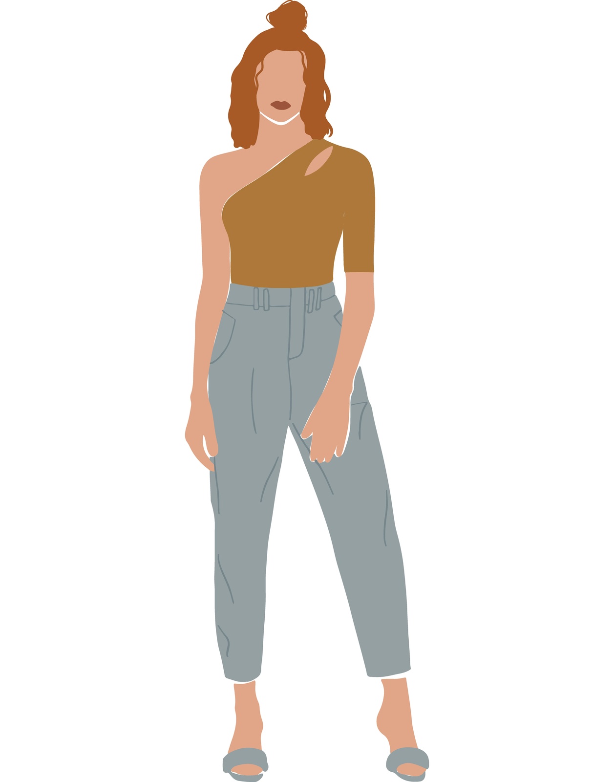 Minimalist Fashion Woman Wall Art