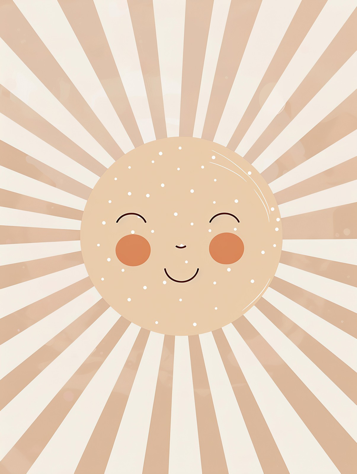 Boho Sunshine Smiley Face Wall Art