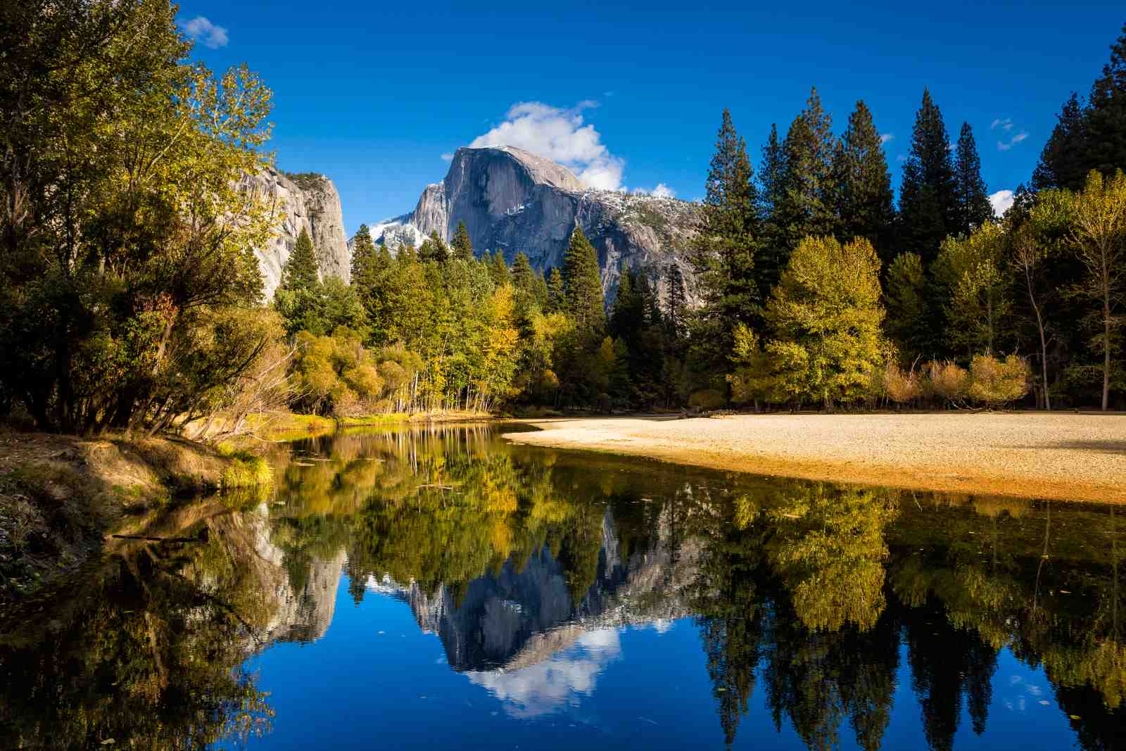 Yosemite Half Dome Reflection Wall Art