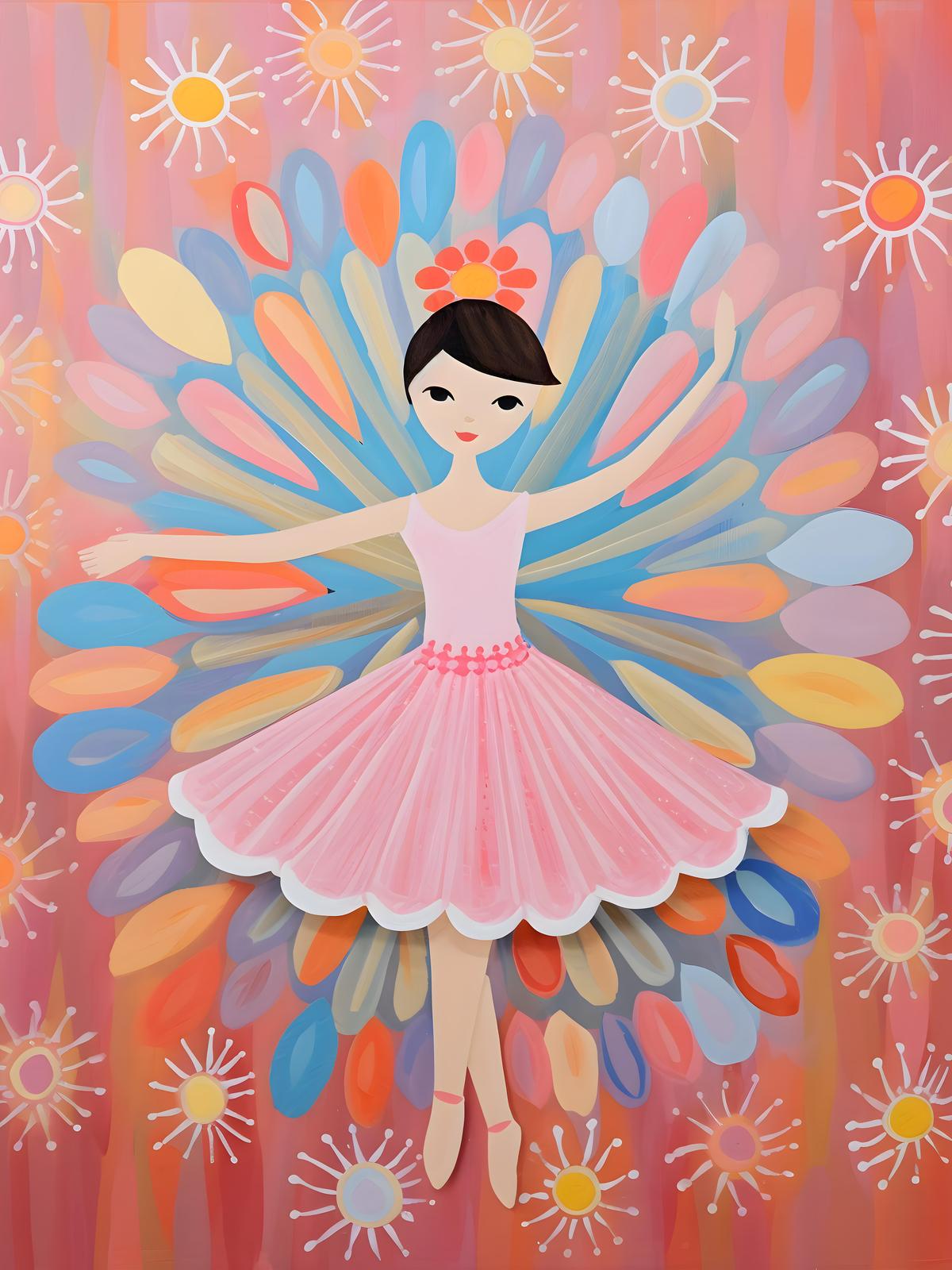 Enchanting Ballerina Dance Wall Art