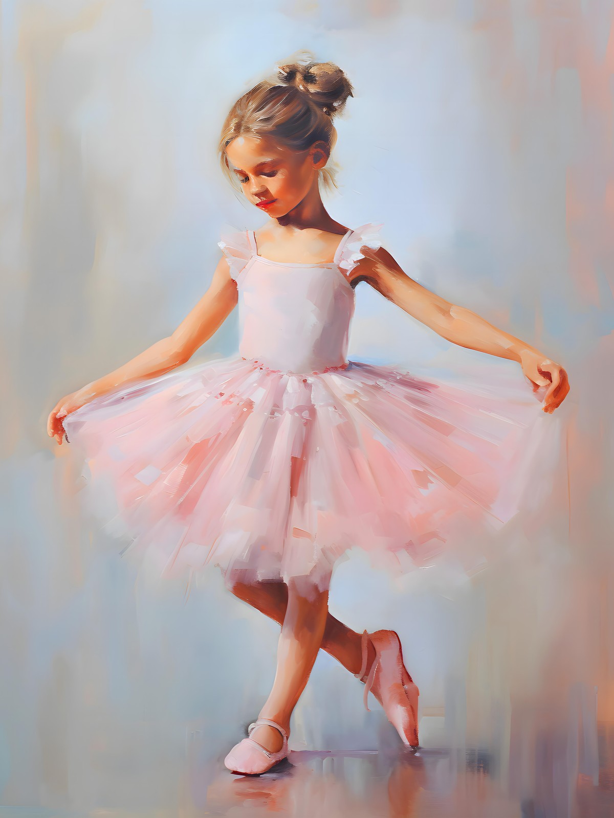 Graceful Ballerina Dreams Wall Art