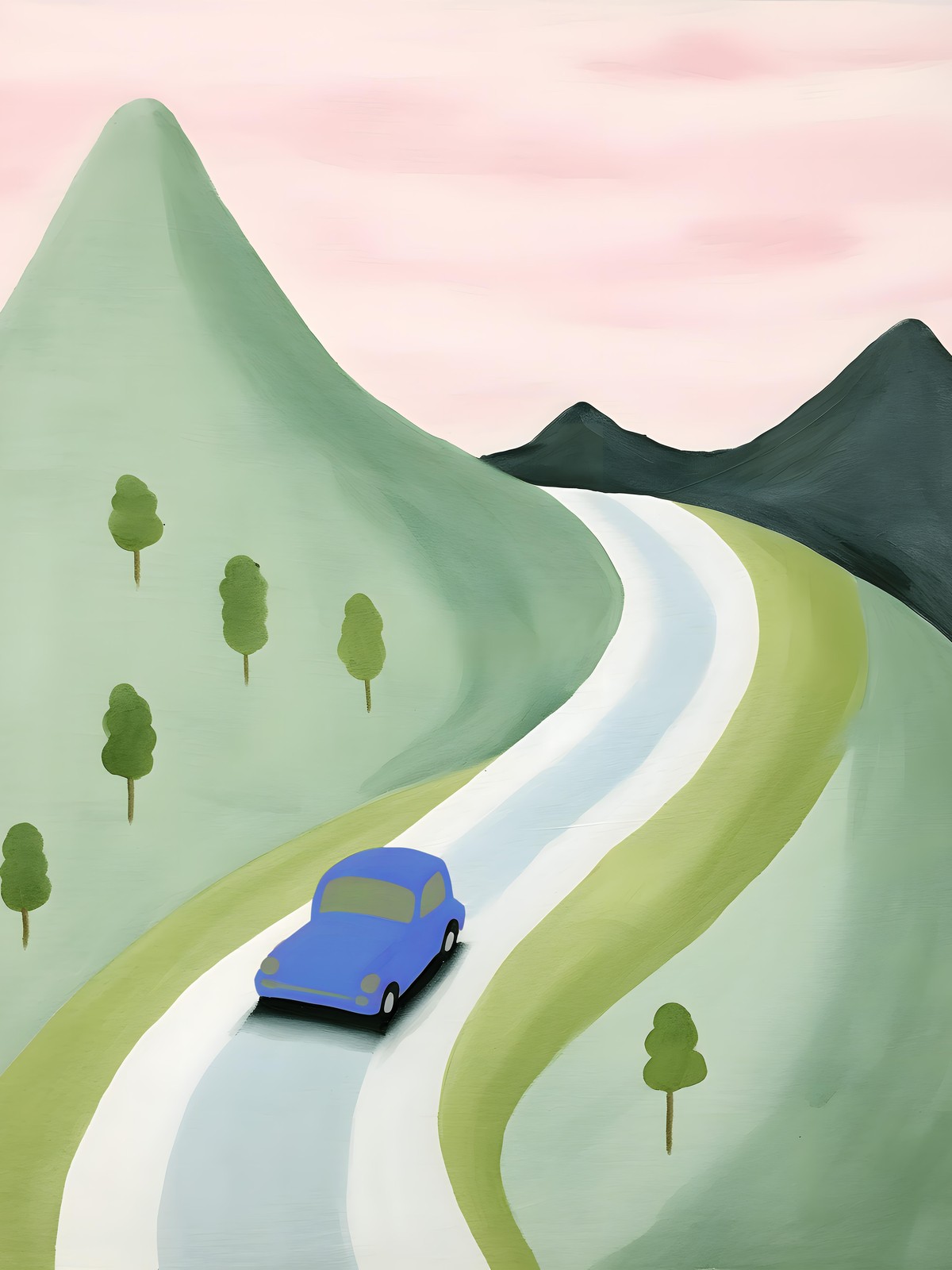 Scenic Road Trip Adventure Wall Art