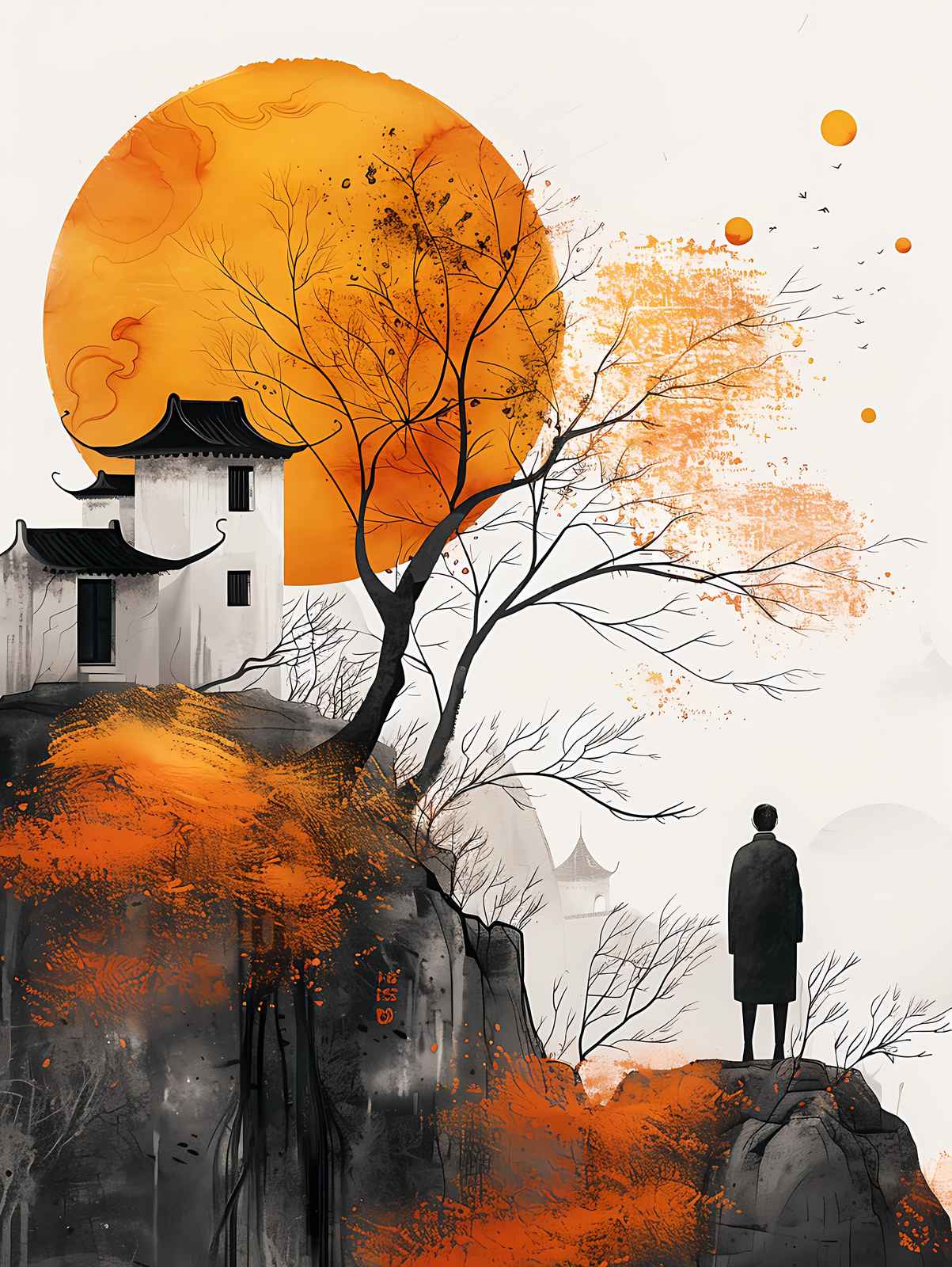 Serene Autumn Landscape Wall Art