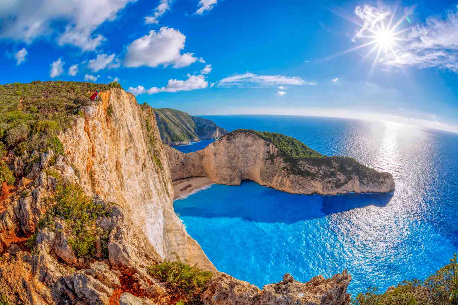 Navagio Beach Panorama Coastal Dream Wall Art