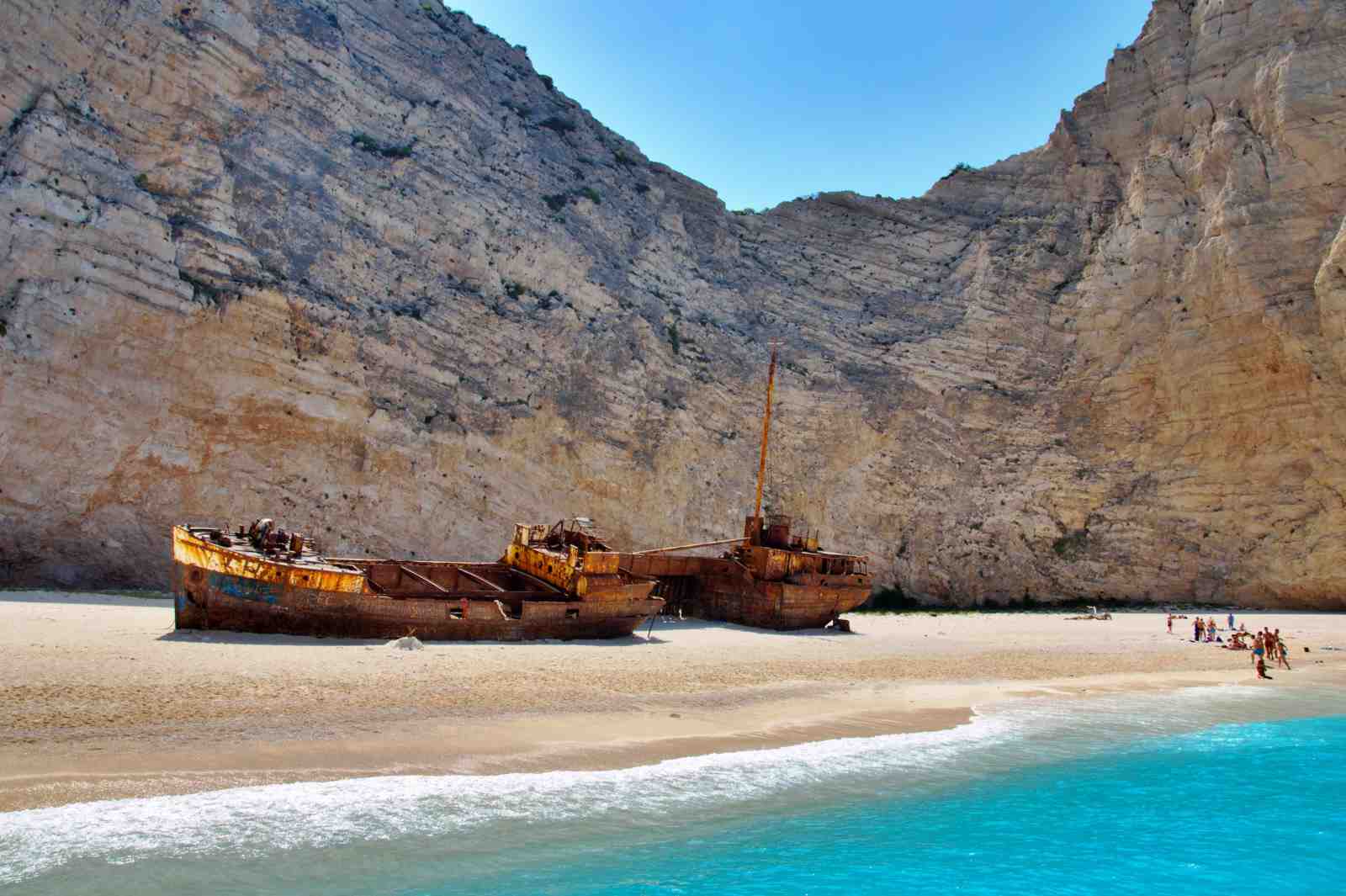Navagio Beach Shipwreck Serenity Wall Art