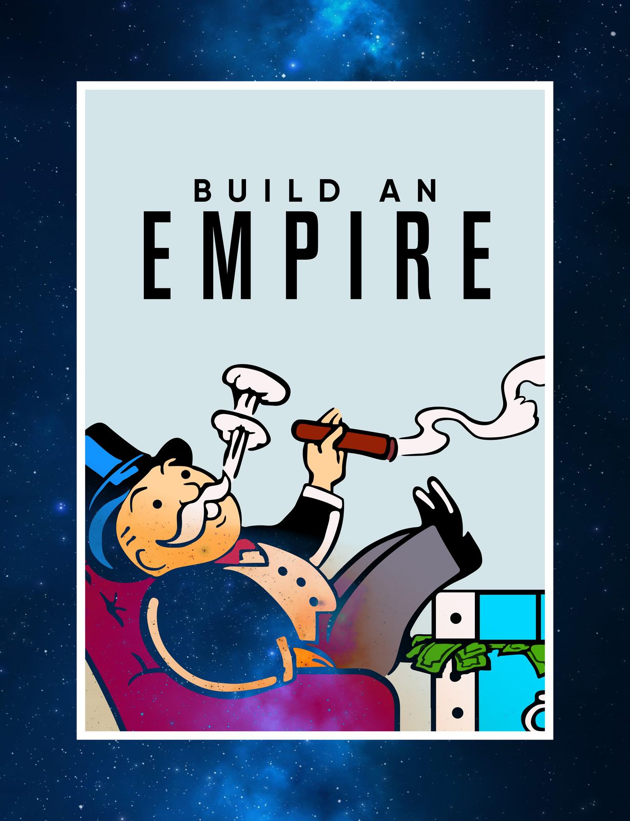 Build An Empire Motivational Art Wall Art