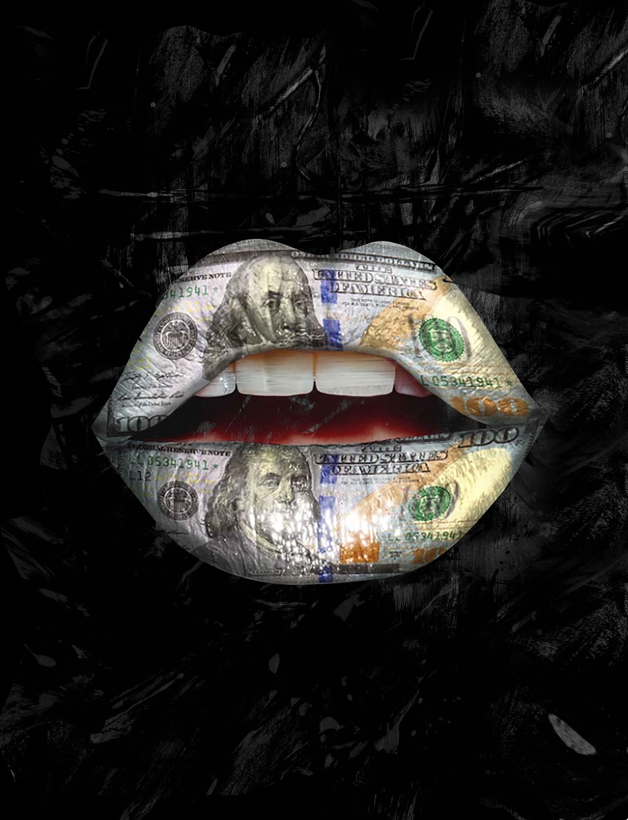 Money Mouth Lips Bold Wall Art