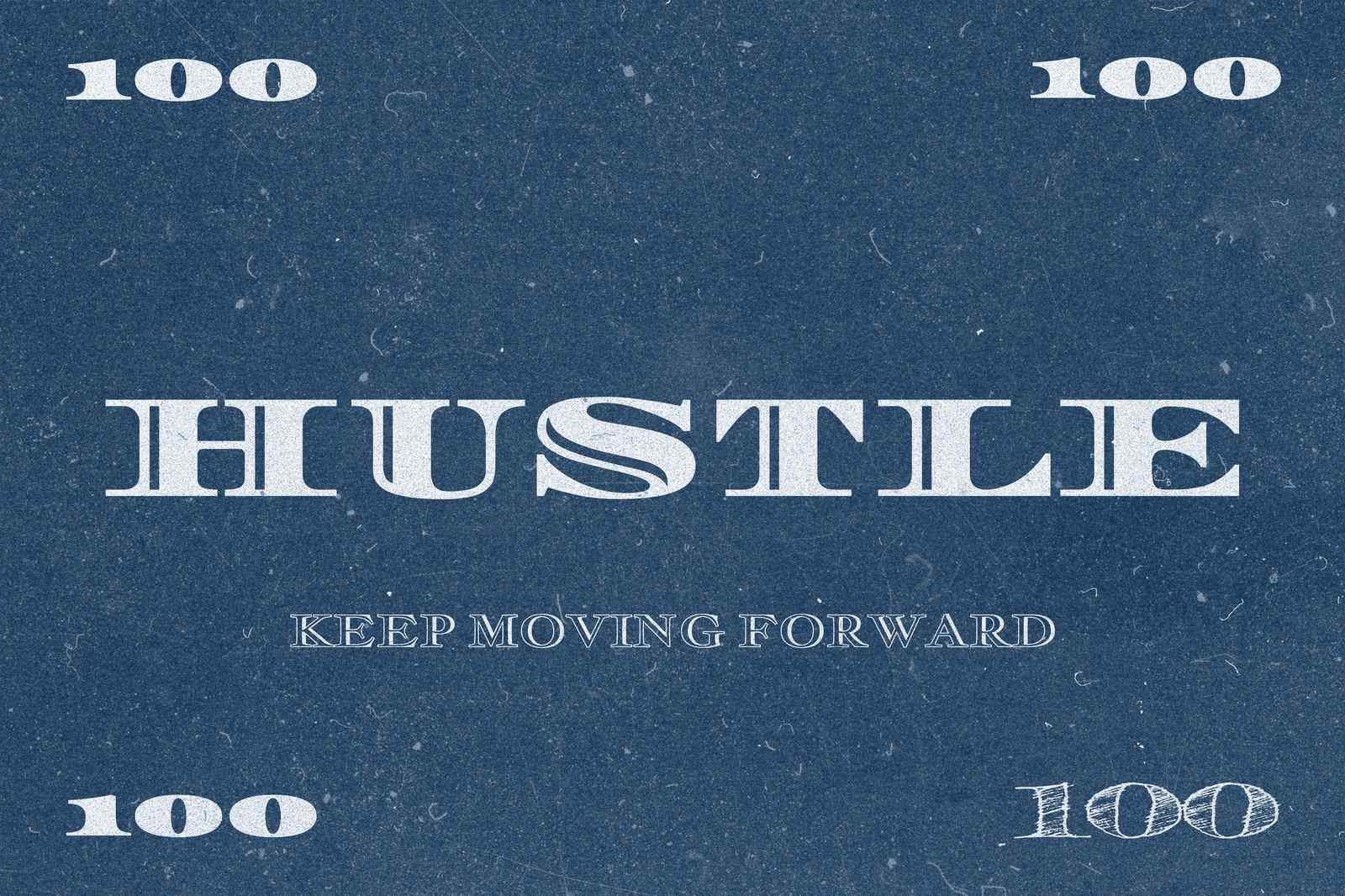 Inspirational Hustle & Motivation Wall Art
