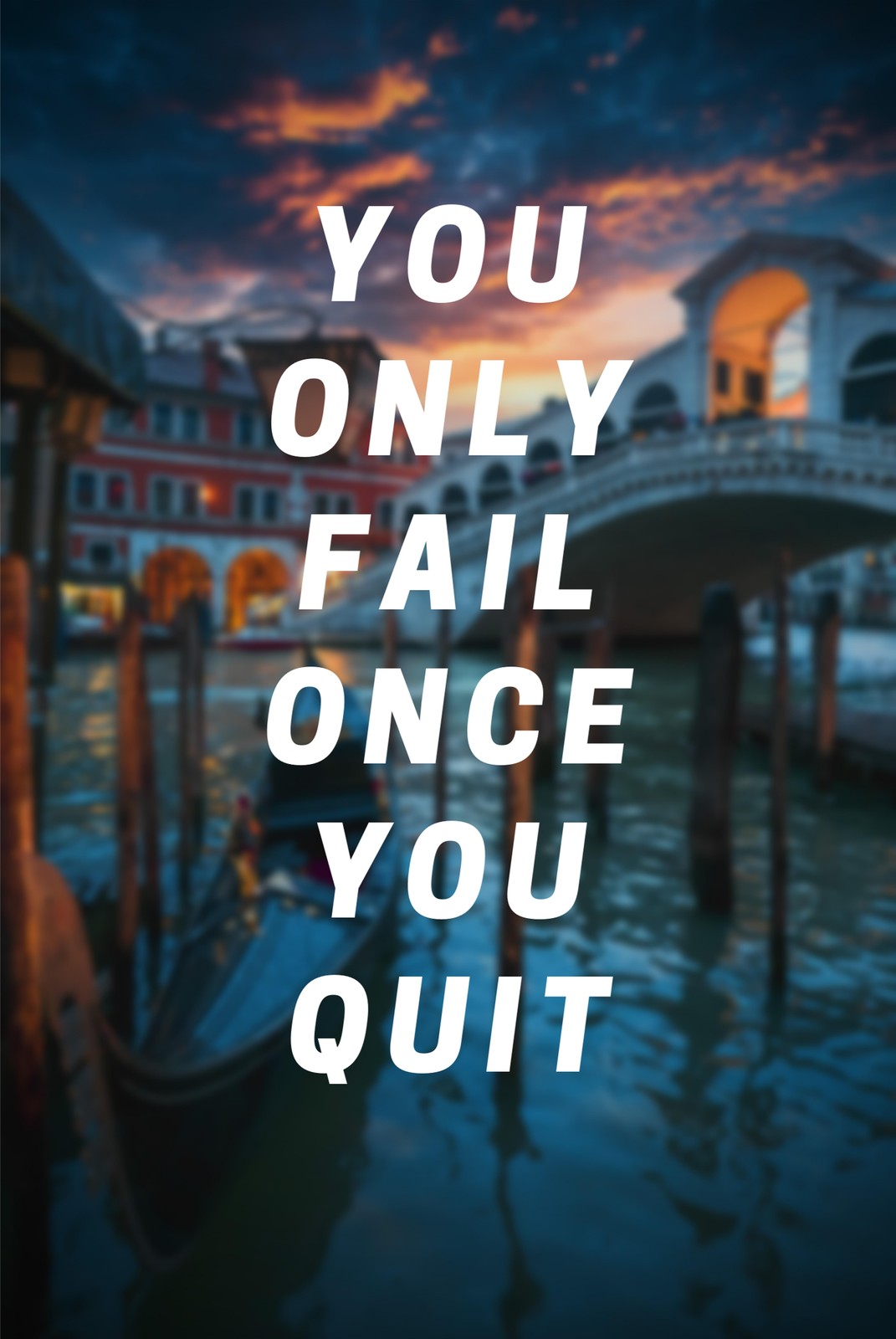 Inspirational Venice Quote Wall Art