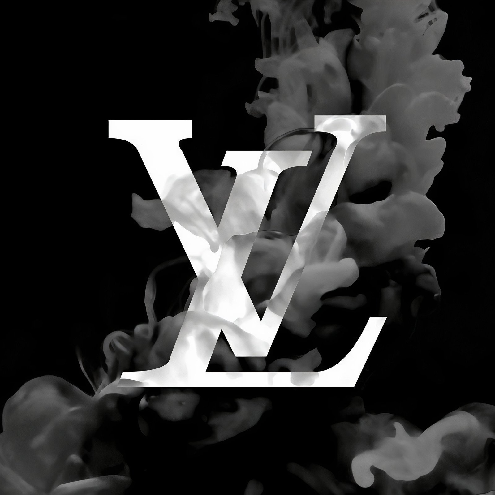 Monogram Smoke Luxury LV Wall Art