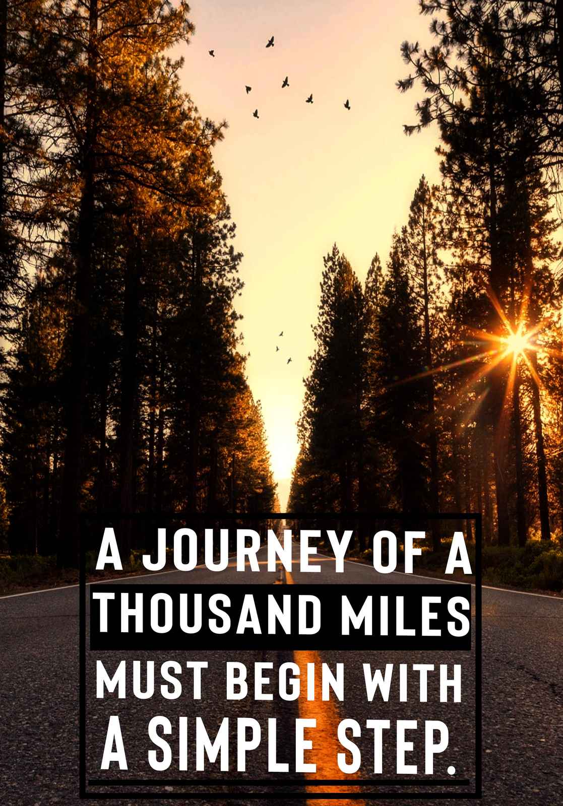 Inspirational Road Journey Wall Art