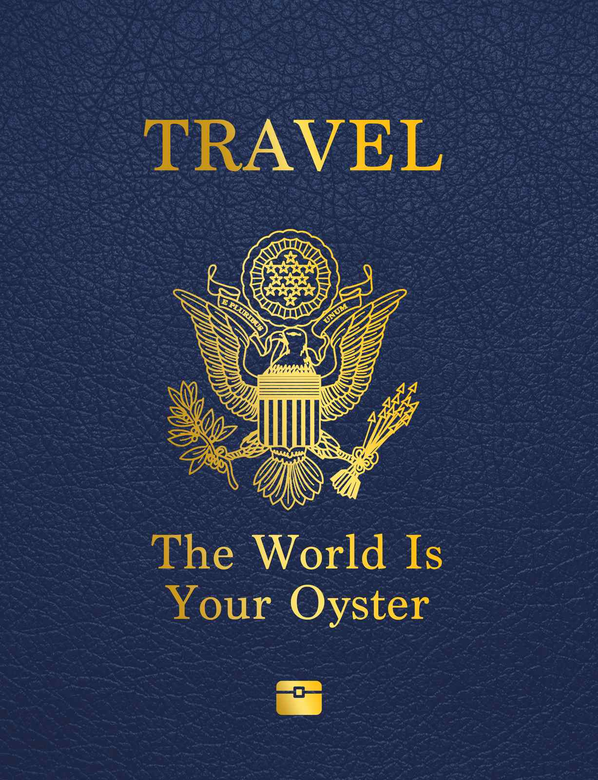 Travel the World Oyster Gold Wall Art