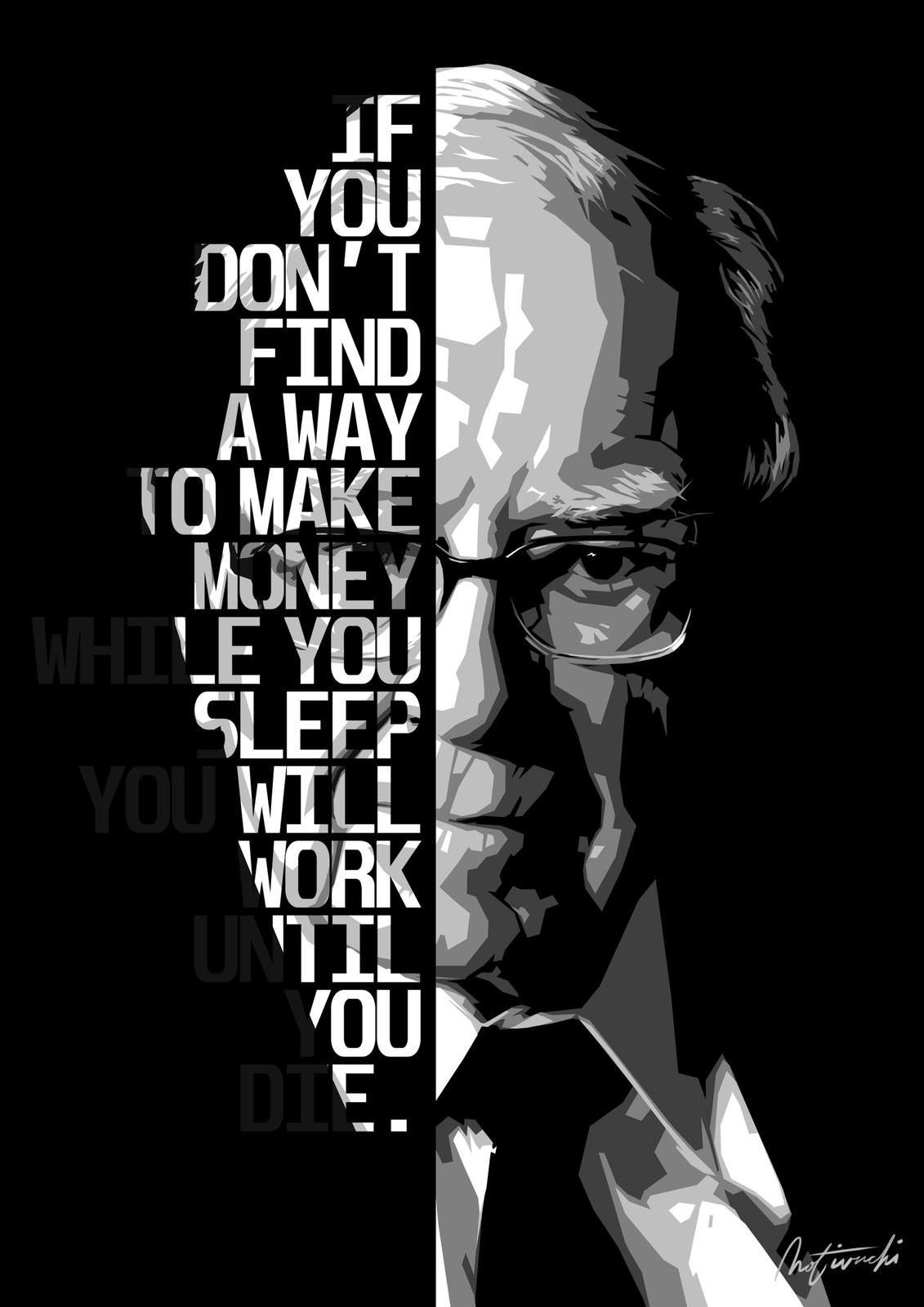 Inspiring Quote Portrait Wall Art